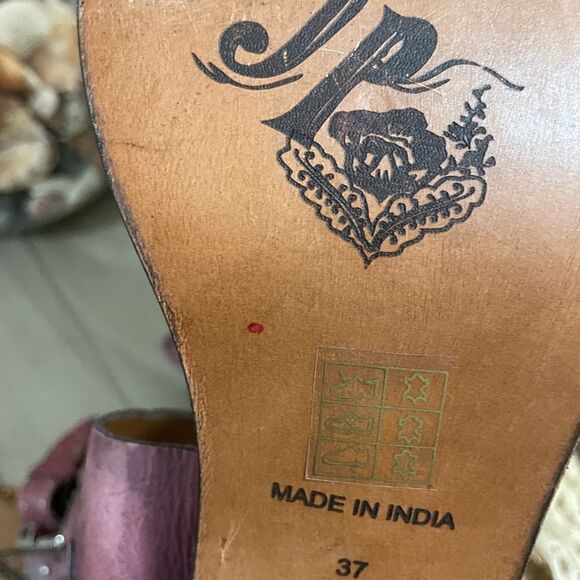 New Free People Happiness Heeled Cowboy Brown Sandals size EU 38.5 US 8.5 - Picture 8 of 8